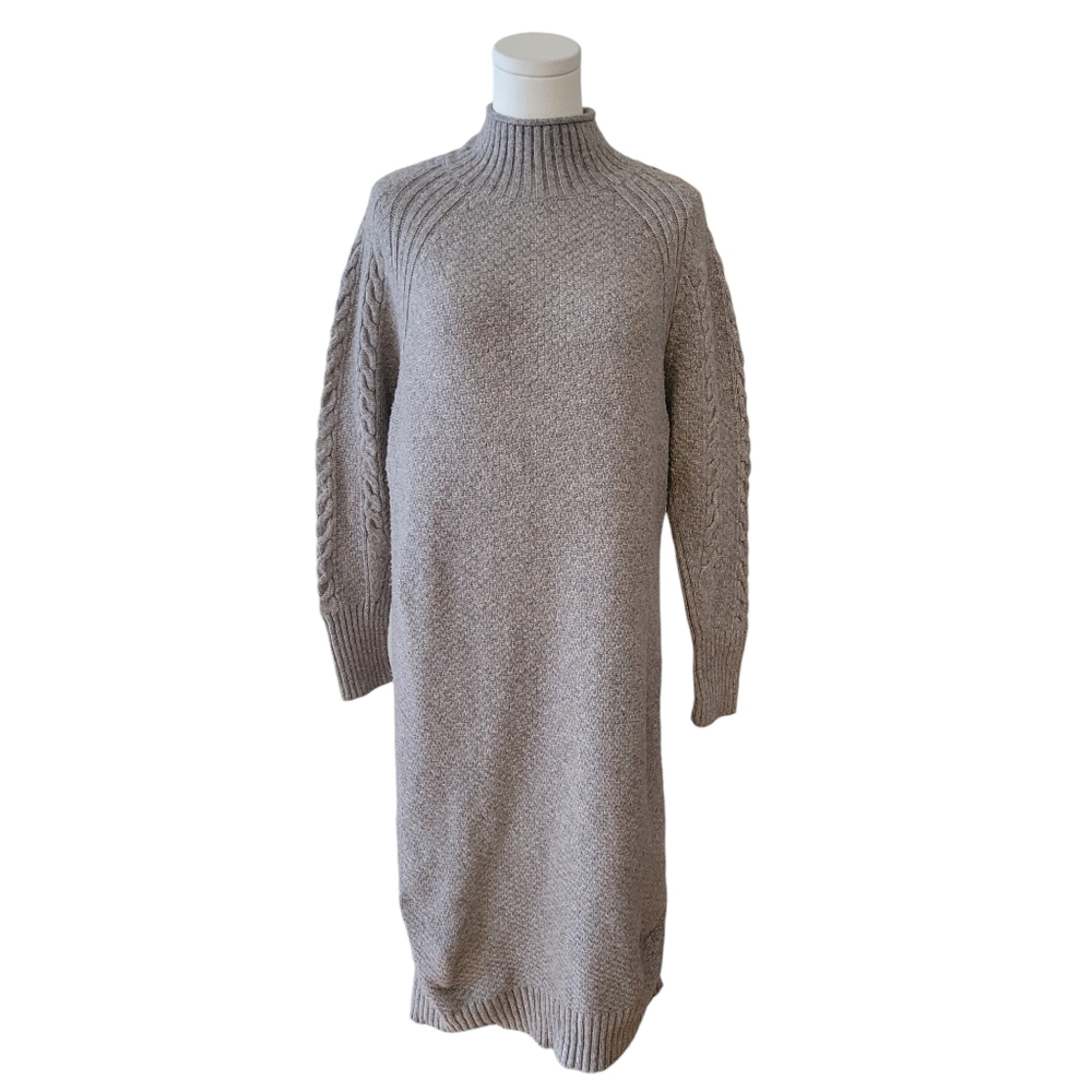 NWT Universal Thread Taupe Gray Midi‎ Sweater Dress Size Large